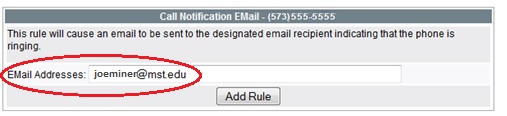 Email notification step2